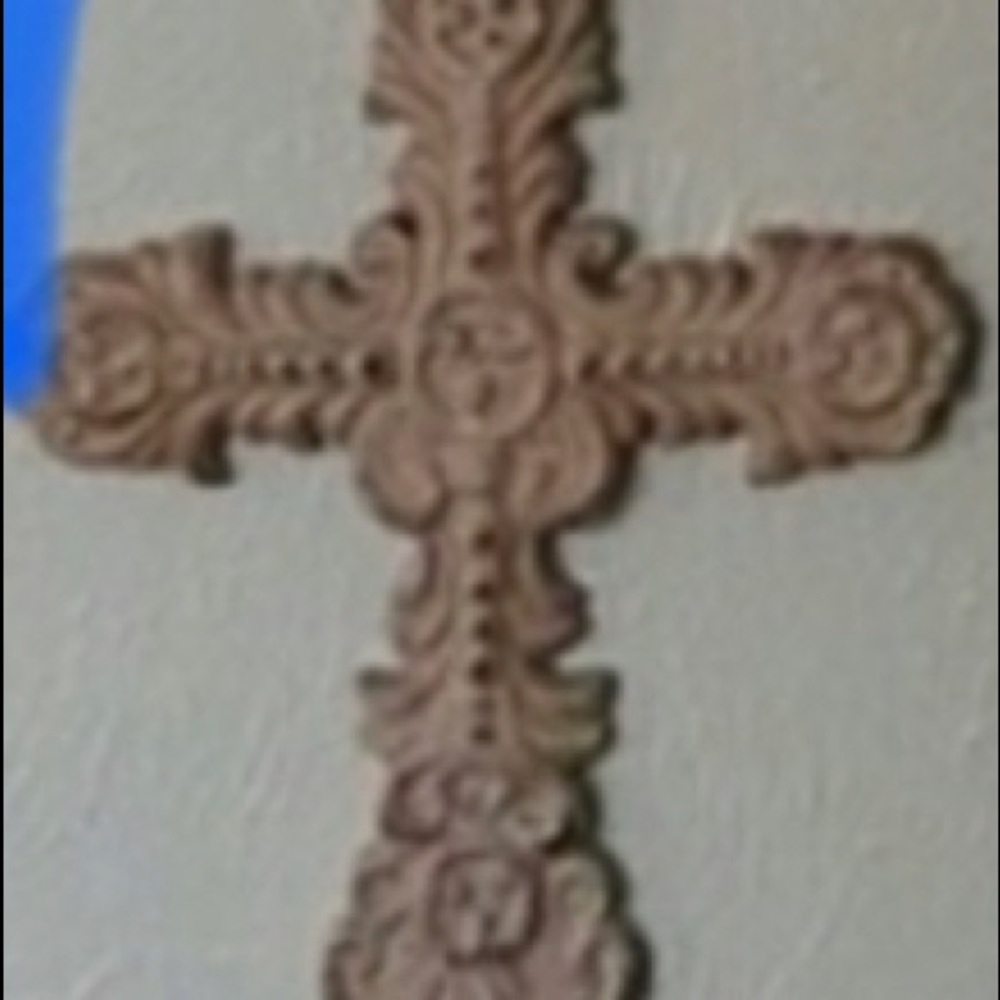 Lot 8 crosses resin ceramic grape vine metal packed ready for new home